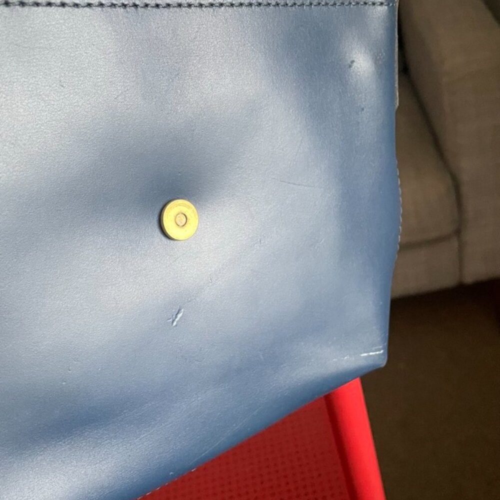 J.Crew Parker Crossbody Leather Purse/Bag - Blue - Picture 6 of 11